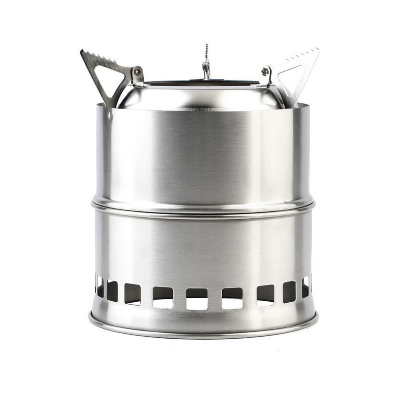 Portable Stainless Steel Wood Fire Camp Stove - Image 2