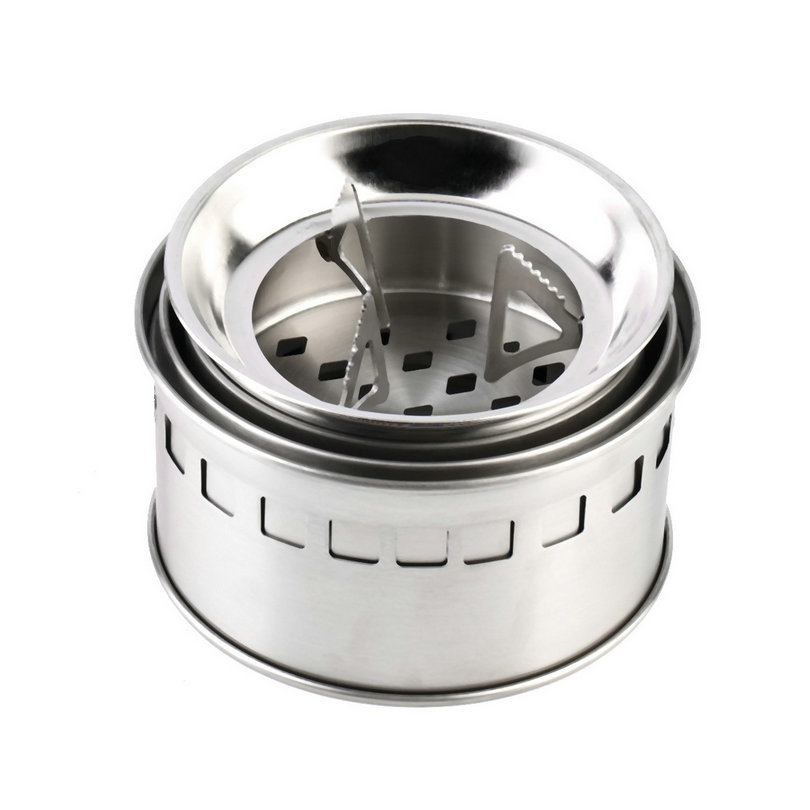 Portable Stainless Steel Wood Fire Camp Stove - Image 4