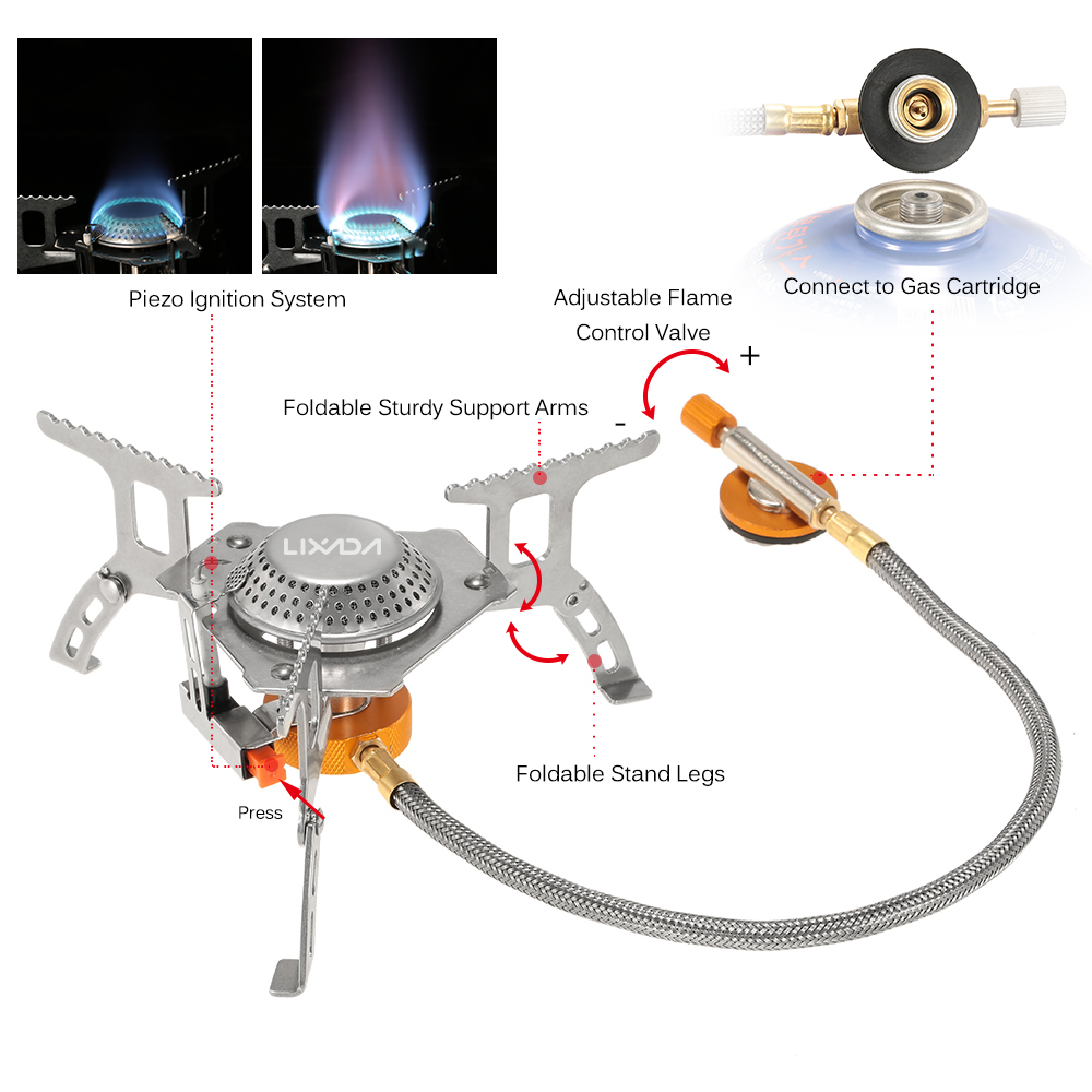 Stainless Steel Gas Camp Stove - Image 5