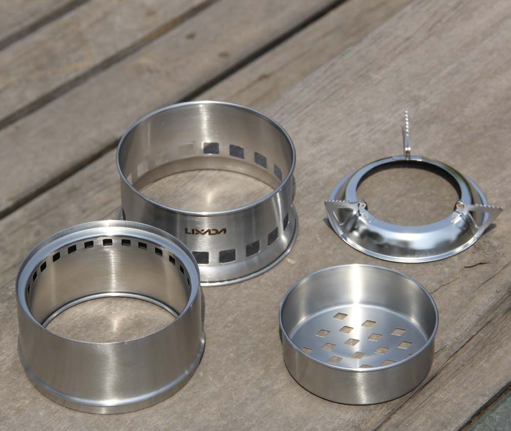 Portable Stainless Steel Wood Fire Camp Stove - Image 5