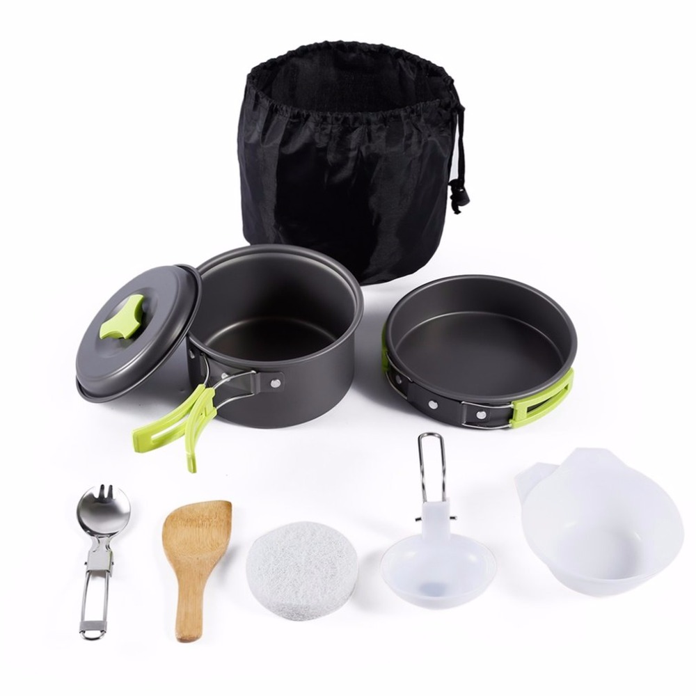 8-Piece Camp Cookware Set