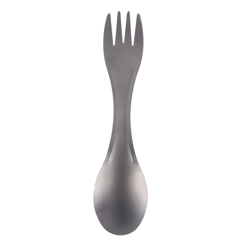 2-in-1 Titanium Camping Spoon/Fork - Image 2