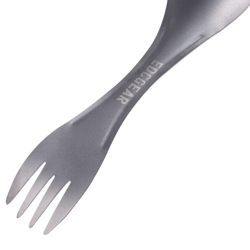 2-in-1 Titanium Camping Spoon/Fork - Image 4