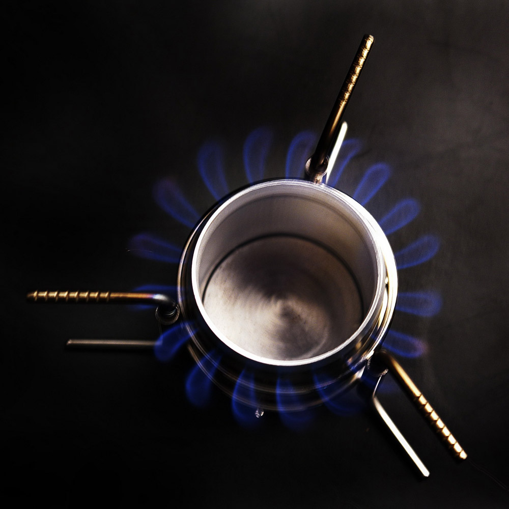 Stainless Steel Alcohol Burner Camp Stove - Image 6
