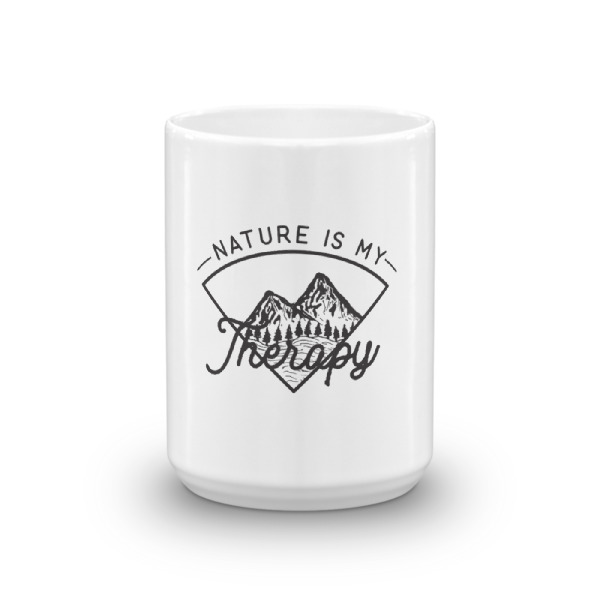 Nature is my Therapy - Coffee Mug - Image 6