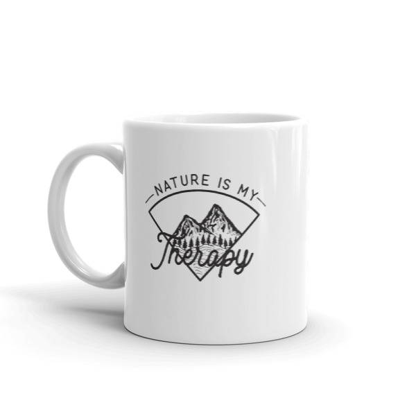 Nature is my Therapy - Coffee Mug - Image 2
