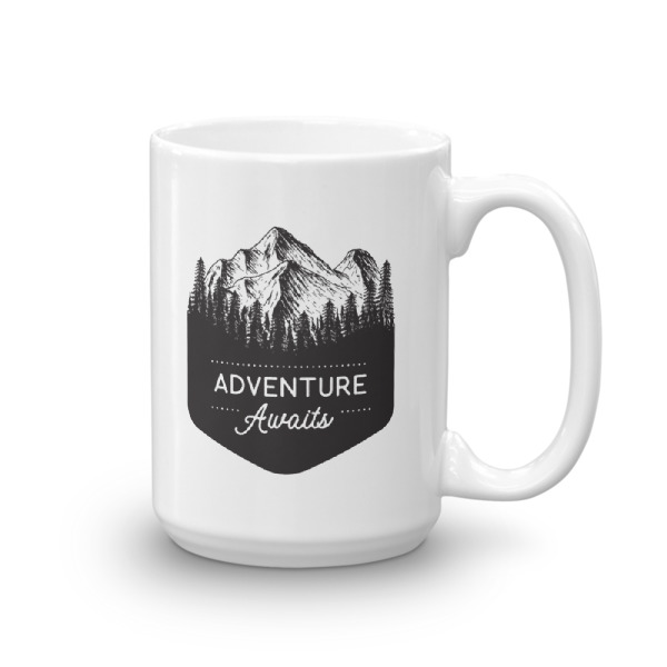 Adventure Awaits - Coffee Mug - Image 4